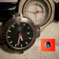 Orologio Mercedes Benz Classic Diver Rambo Design Bussola incorporata